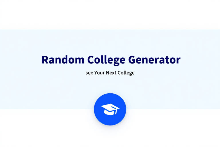 Random College Generator see Your Next College
