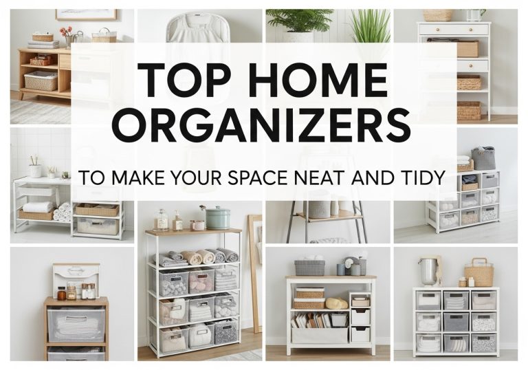 Top Home Organizers to Make Your Space Neat and Tidy